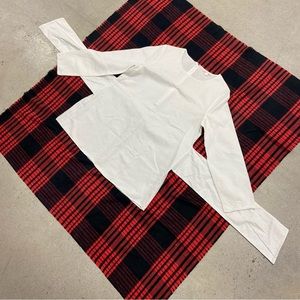 COS Long Sleeve Back Tie Top Blouse